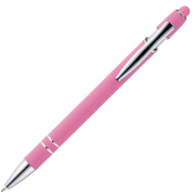 Branded Nimrod Tropical Soft Feel Stylus Ballpen with a design from Total Merchandise