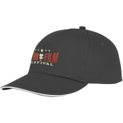 Promotional Styx 5 Panel Sandwich Cap with a design from Total Merchandise