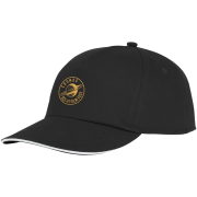 Logo Branded Styx 5 Panel Sandwich Cap with a design from Total Merchandise