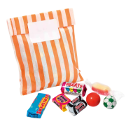Customisable Retro Candy bag with unbranded label from Total Merchandise
