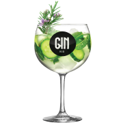 Custom logo print on Juniper Stem Gin Glass from Total Merchandise