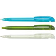 Custom S45 RPET Pens come in three different colours but are only available in black ink.