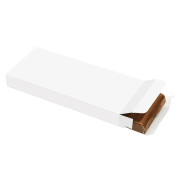 Eco-Friendly 12 Baton Chocolate Bar in a white, unprinted box from Total Merchandise