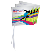 Paper Hand Waving Flags