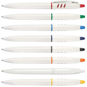 Custom S30 FT Pens are branded by Total Merchandise and are available in 8 clip colours.