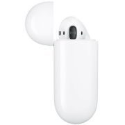 Side view of our TWS Pro 4 Airbuds in white from Total Merchandise