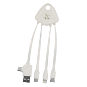 Corporate Jellyfish Cable is full and spot colour printed by Total Merchandise to show your logo.