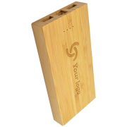 Business convention Eco Power Bank is engraved by Total Merchandise to boost your brand presence.