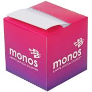 Custom printed Sticky-Smart Z Note Dispenser with example logo from Total Merchandise