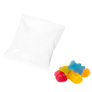 An unbranded version of Vegan Bears Flow Bag with an example of its contents from Total Merchandise