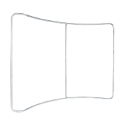 Unbranded Formulate Curved Walls are custom printed by Total Merchandise to promote your logo.