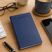 Lifestyle image of the NewHide Premium Pocket Week to View Diary by Total Merchandise