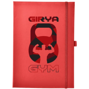 Custom printed SmoothGrain A5 Notebook in Red from Total Merchandise