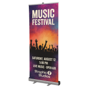 Economy Roller Banner in Silver