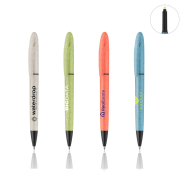 Promotional Oriel Wheat Straw Ballpen and Highlighter showing the four beautiful colours available