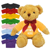 Coloured T-Shirts for 18cm William Teddy Bears from Total Merchandise