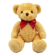 Custom Printed 18cm William Teddy Bear in Golden from Total Merchandise