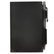Promotional Pocket Pad and Pen Set in Black from Total Merchandise