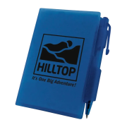 Corporate Pocket Pad and Pen Sets are spot colour printed by Total Merchandise to show your logo.