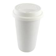 Custom Branded Reusable Ceramic Coffee Cups from Total Merchandise in White