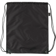 Custom Branded Eynsford Rpet Drawstring Backpack Bag in Black from total Merchandise