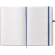 An open view on the Stone Paper Notebook in Blue from Total Merchandise