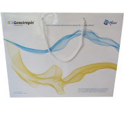Custom Large Antalya Gift Bags are full or spot colour printed by Total Merchandise.