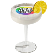 Promotional Edible Cocktail Topper perfect for styling your cocktail for special events