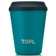 Promotional Regular 12oz Topl Cups are printed or engraved by Total Merchandise to show your brand.
