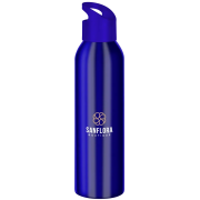 Promotional Jet Water Bottles in Blue are ideal for filling with water to take to work or school