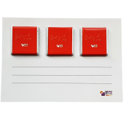 Promotional Postcard with Neapolitan Chocolates Printed with a Design by Total Merchandise