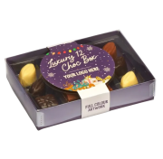 Logo Branded Luxury Chocolate Truffles With A Fully Printed Design all over From Total Merchandise