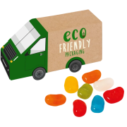 Logo Printed Jolly Jelly Bean Eco Van Box With A Fully Printed Design All Over