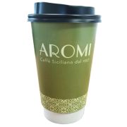 16oz Double Wall Paper Cups with Lids