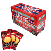 Logo Branded Mini Shortbread Biscuit Eco Bus Box With Fully Printed Design From Total Merchandise