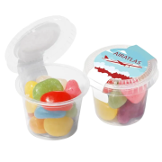 Branded Mini Jolly Beans Eco Pot With A Fully Printed Design From Total Merchandise