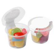 Unbranded Mini Jolly Beans Eco Pot that can have a fully printed design From Total Merchandise