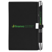 Custom Printed Note Caddy & Tres-Chic Pen Gift Set with a fully printed design by Total Merchandise