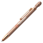 Custom branded Atlantic Soft Metallic Stylus Pens printed/engraved with a logo by Total Merchandise
