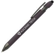 Custom Printed Prince Gunmetal Stylus in Taupe from Total Merchandise