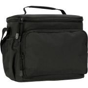 Custom Teynham Deluxe Eco Recycled Cooler Bag in Black from Total Merchandise