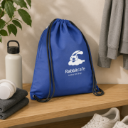 Lifestyle image of the Dalton Drawstring Bag by Total Merchandise