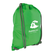 Personalisable Dalton Drawstring Bag in Green from Total Merchandise