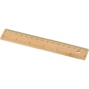 Promotional Printed Bamboo Ruler With A Printed Design From Total Merchandise - Brown