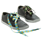 Promotional Printed Flat Polyester Shoelaces With A Fully Printed Design From Total Merchandise