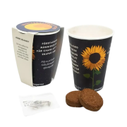 Promotional Printed Paper Cup with Seeds With A Fully Printed Design From Total Merchandise