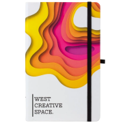 Custom Printed All Over Full Colour Printed Notebook with a design from Total Merchandise