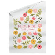 Custom branded Coronation Tea Towel in White printed with your logo from Total Merchandise