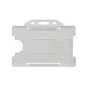 Custom printed Rigid Card Holders in White from Total Merchandise