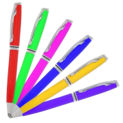 A group picture showing you different colours you can Pantone-match your pen to